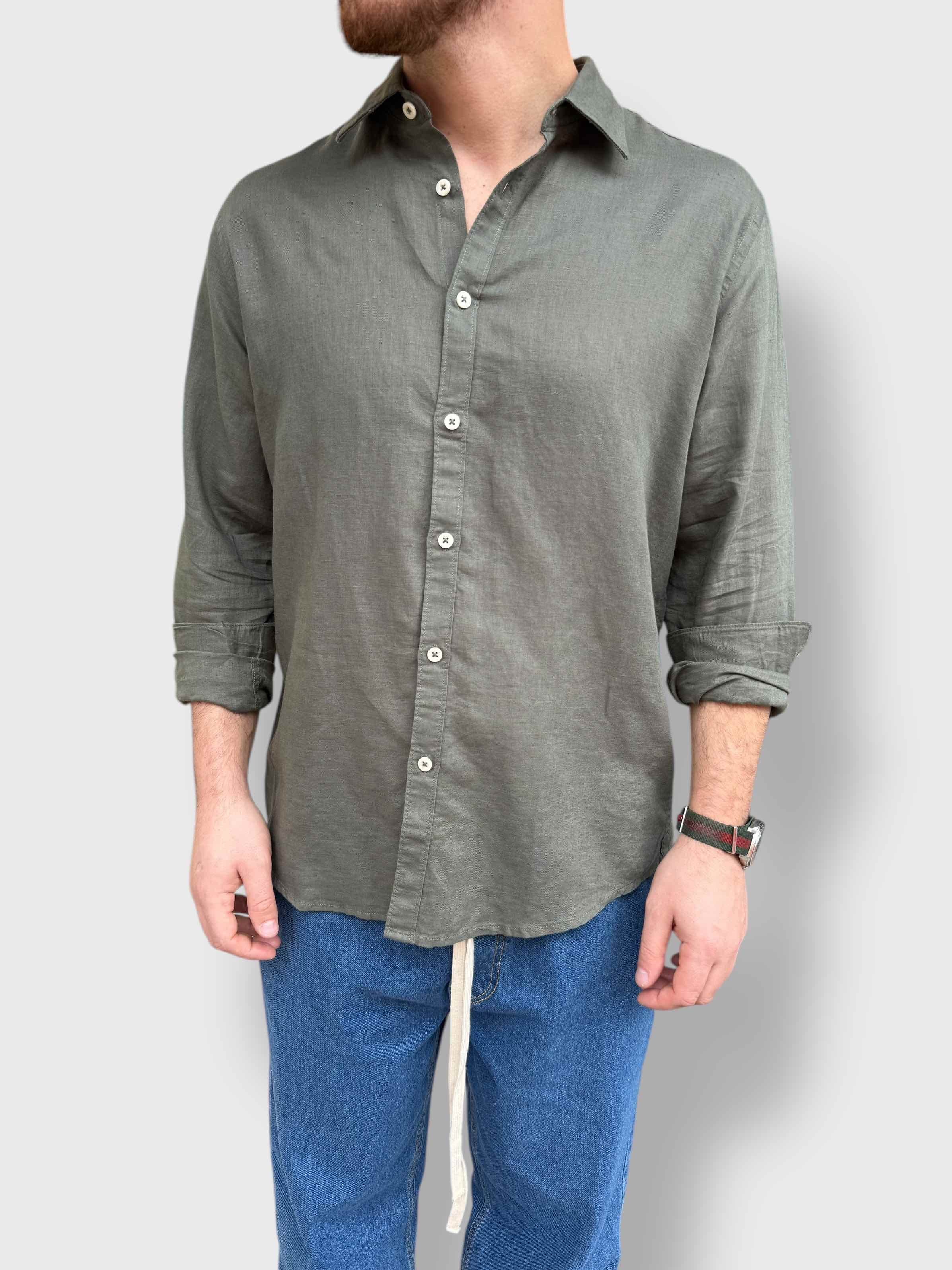 Camicia misto lino BL11