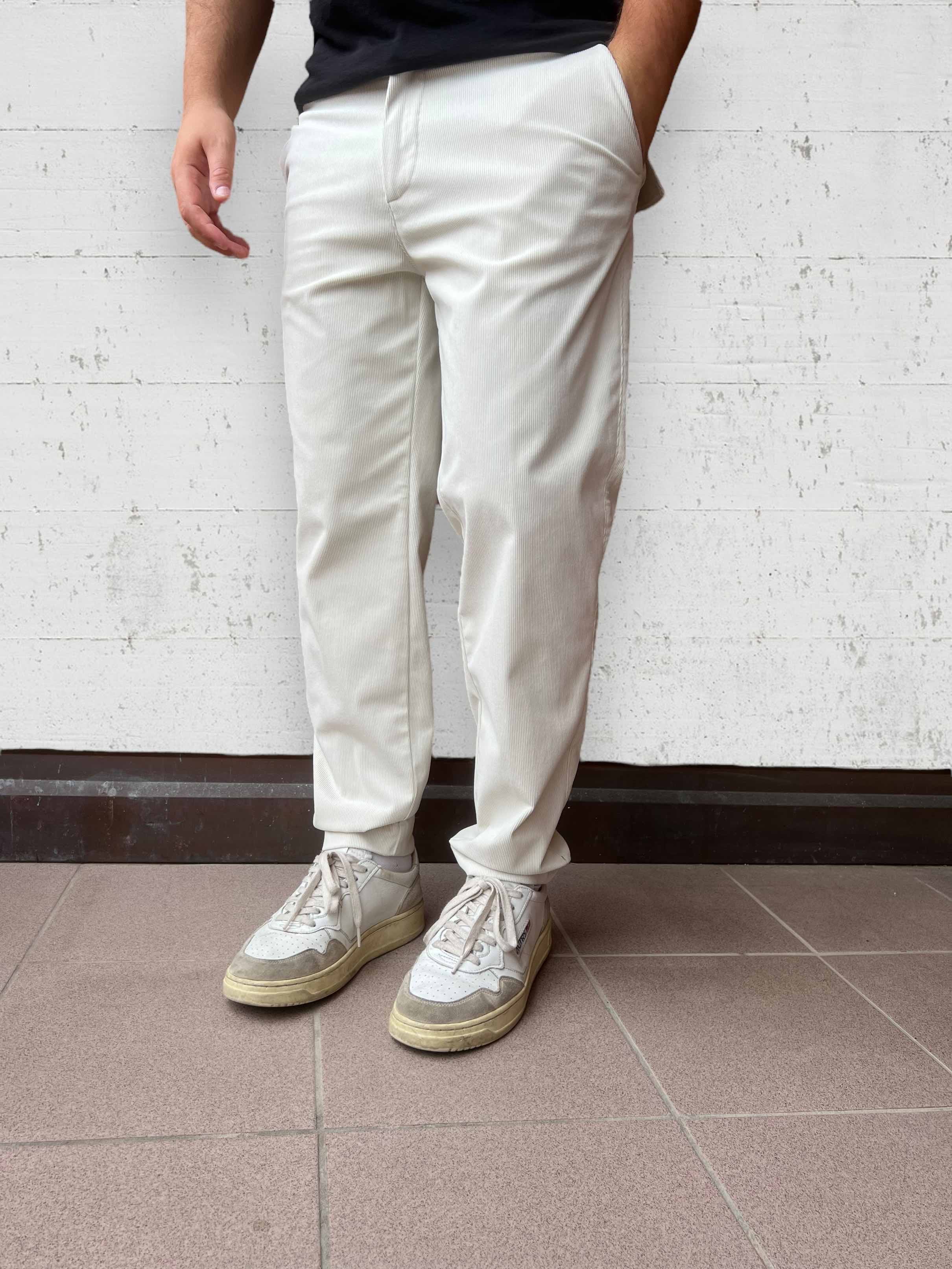 Pantalone dolce velluto ALTATENSIONE