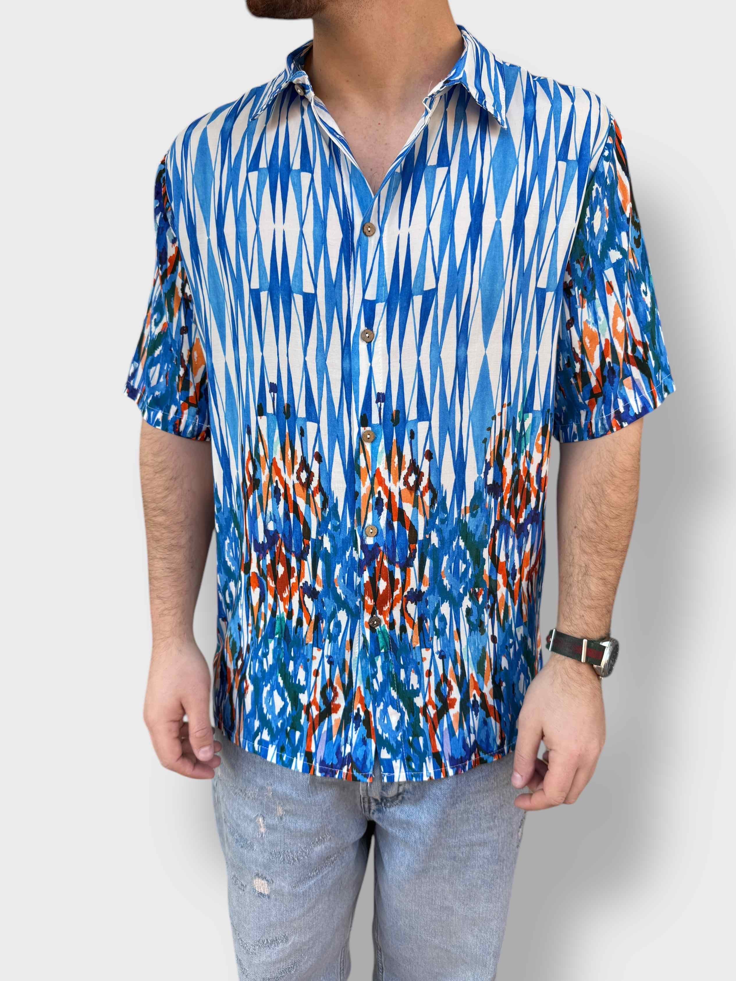 Camicia viscosa m/m BL11