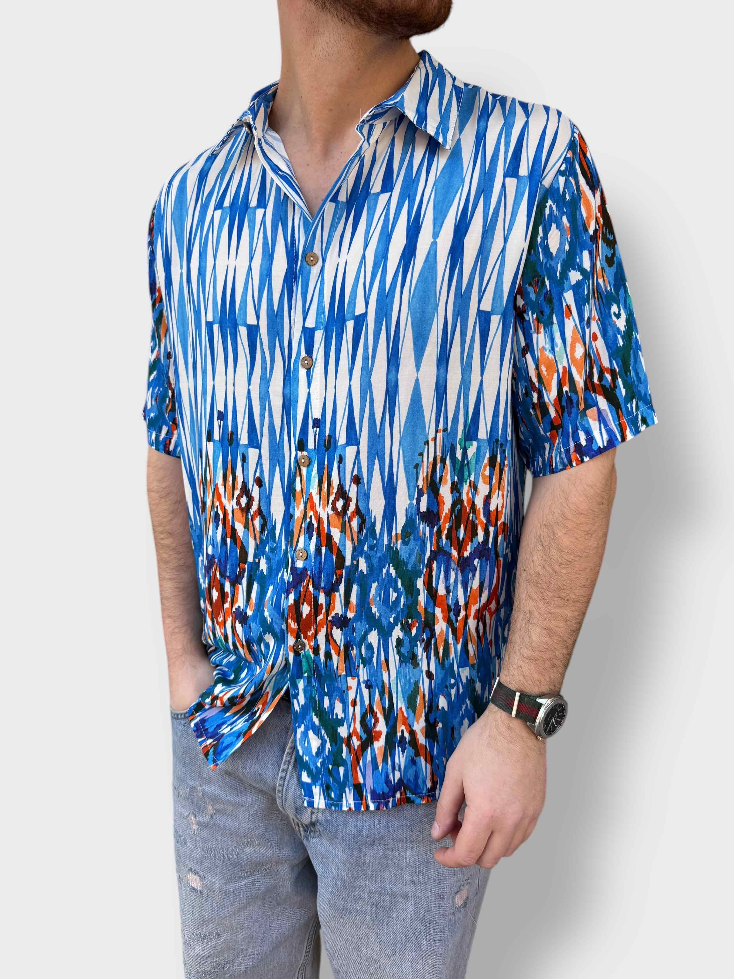 Camicia viscosa m/m BL11