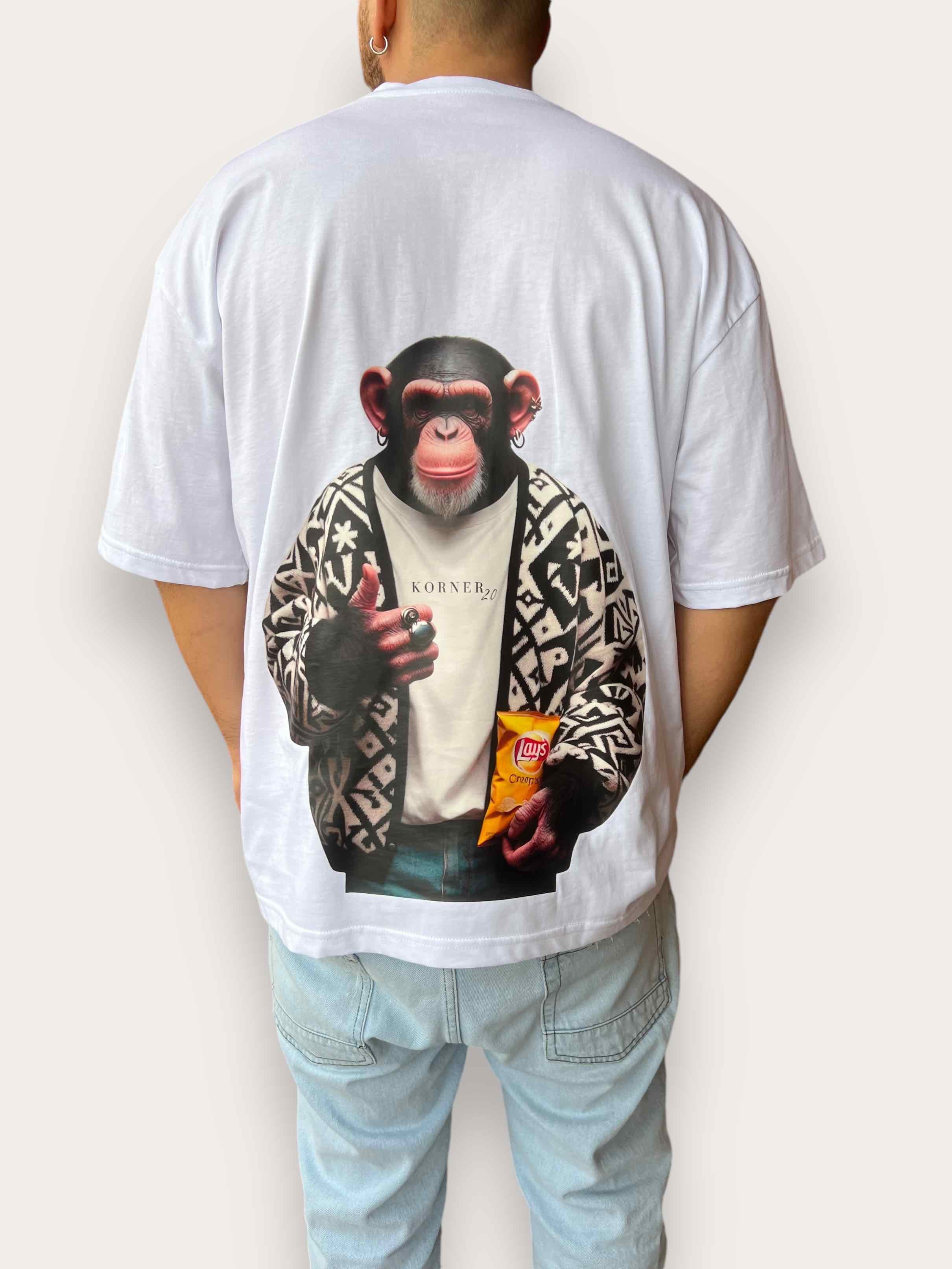 T shirt Party Animals Scimmia KORNER 20