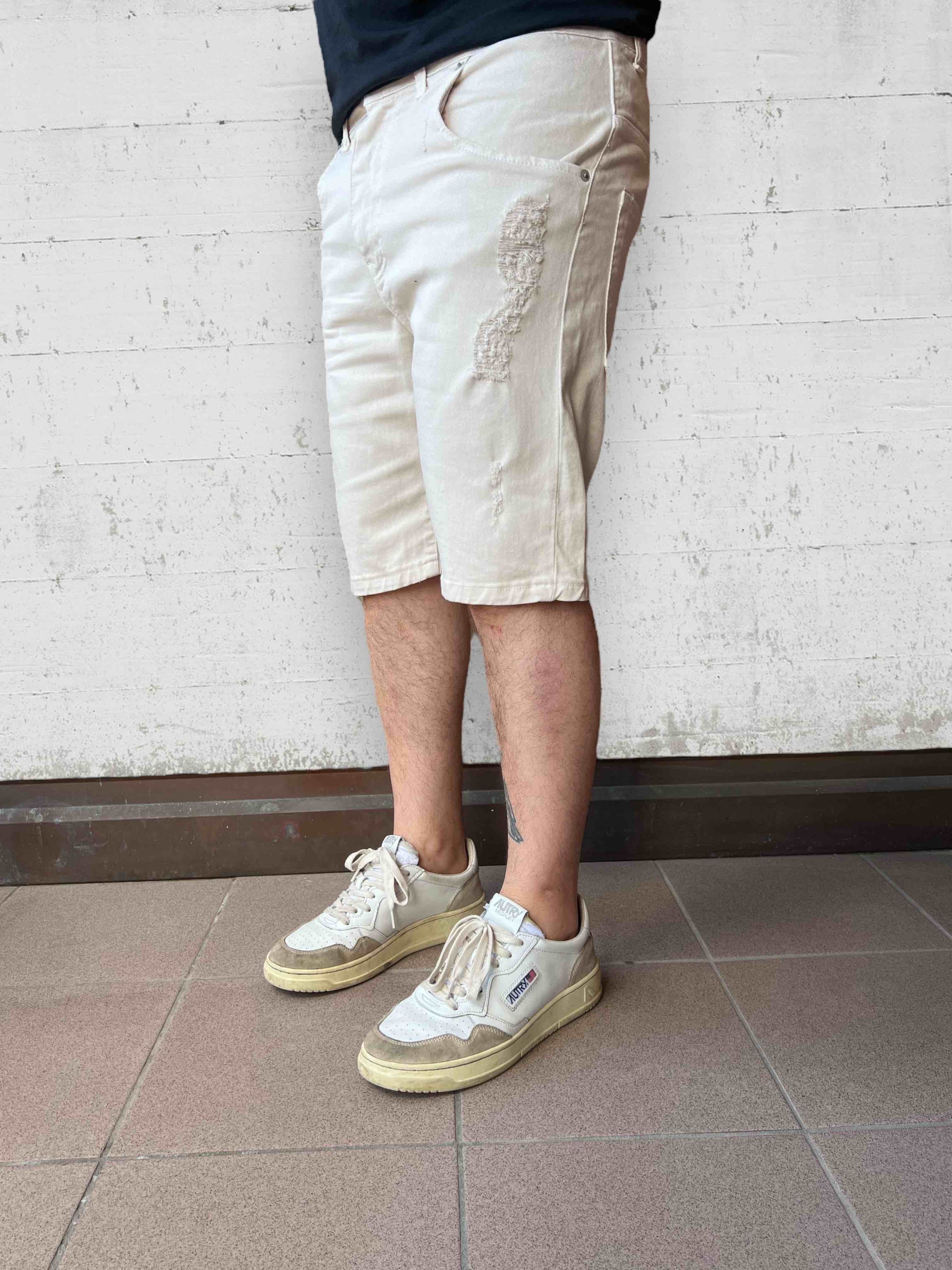 Bermuda bull denim rotture BL11