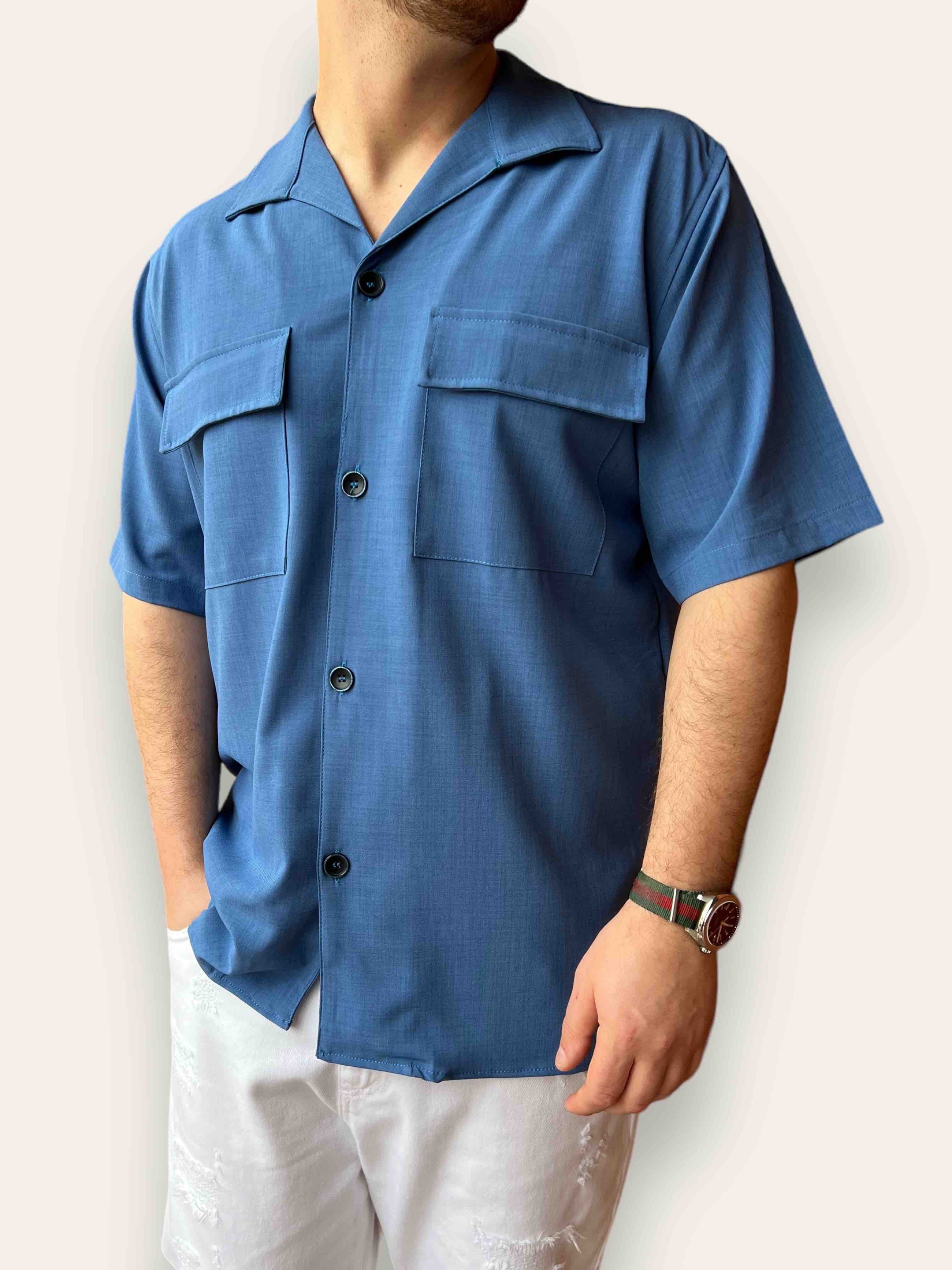 Camicia manica corta over OVERD