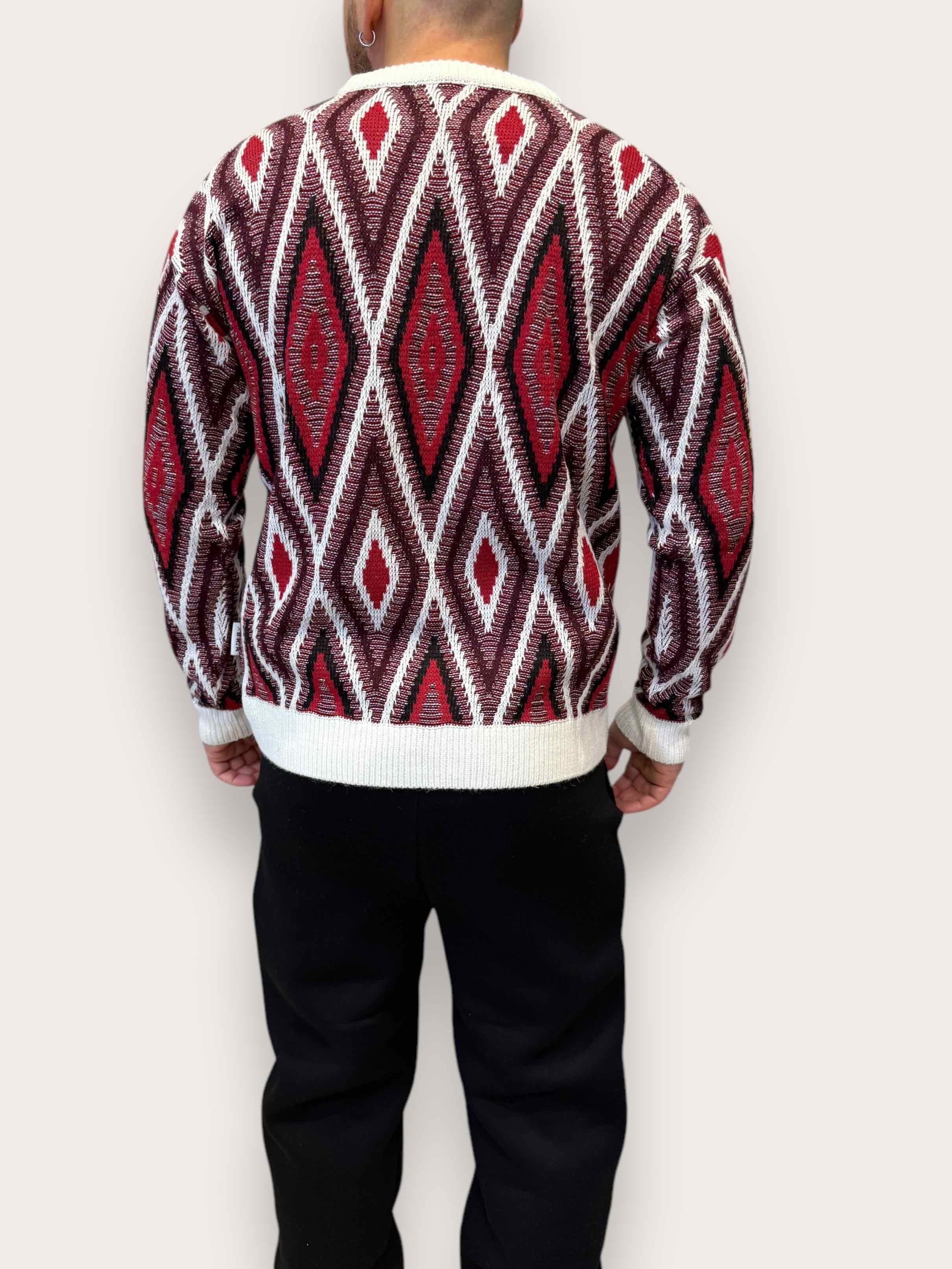Maglione girocollo jacquard fin.7 BERNA