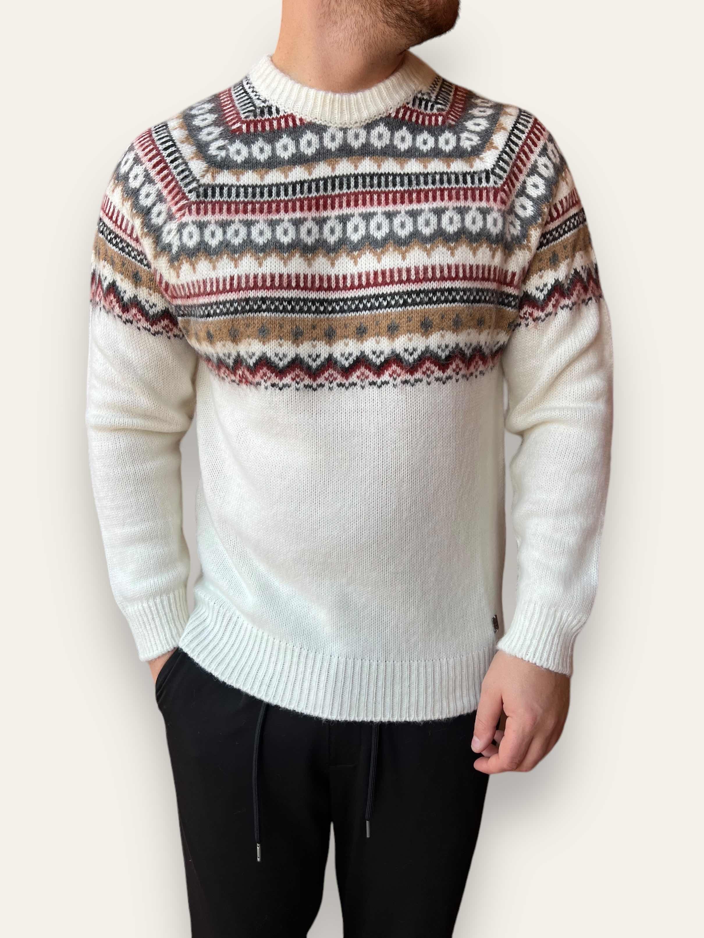 Maglione Jacquard BL11