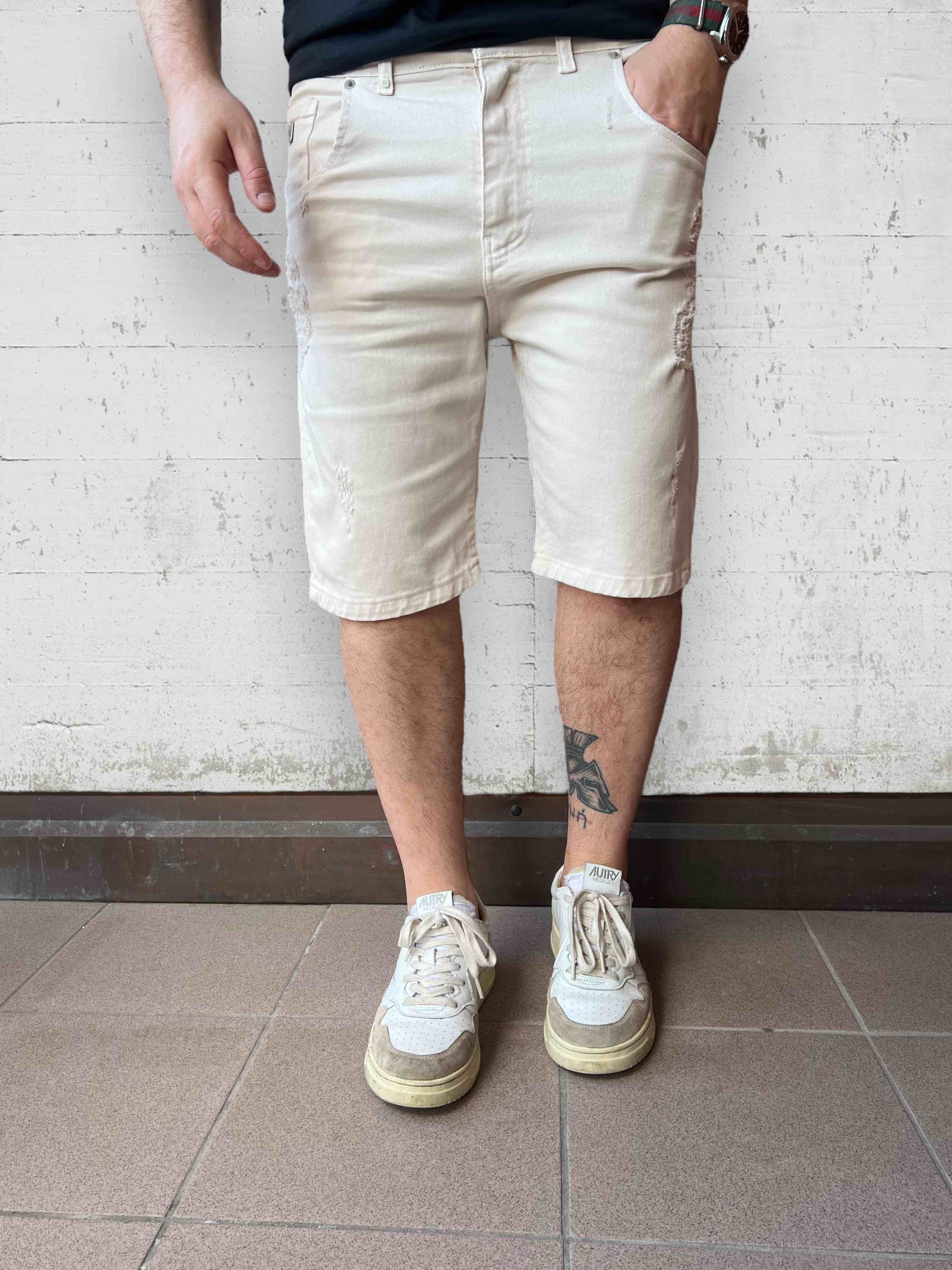 Bermuda bull denim rotture BL11