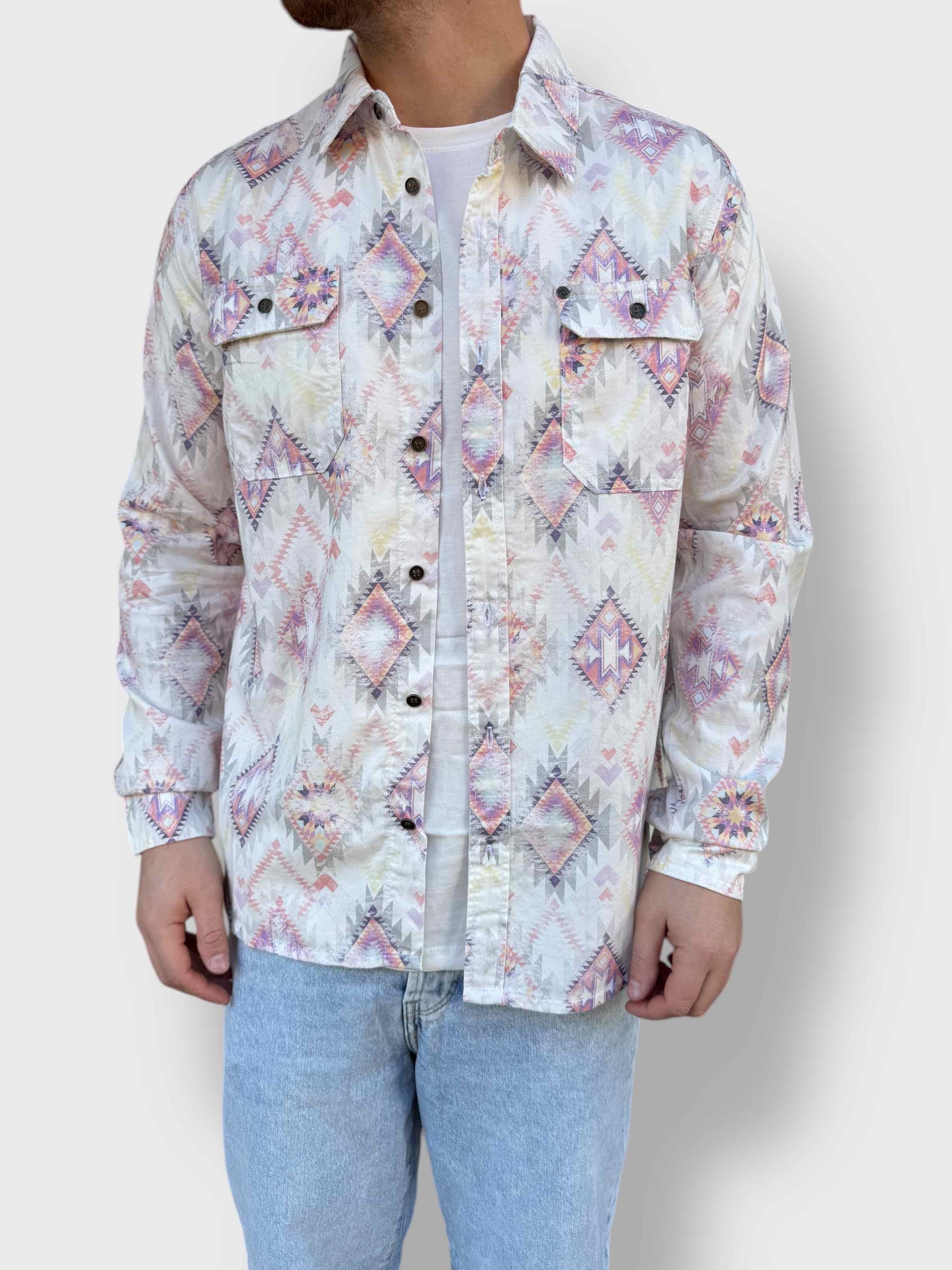 Camicia etnica cotone komi PONT