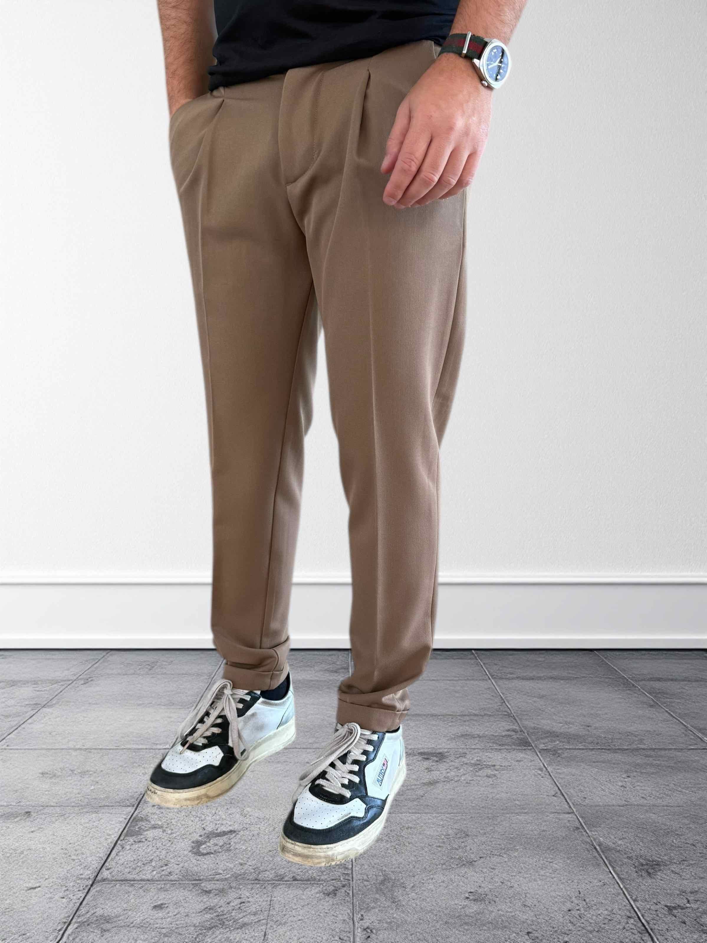 Pantalone tapered doppio filetto P15 OVERD