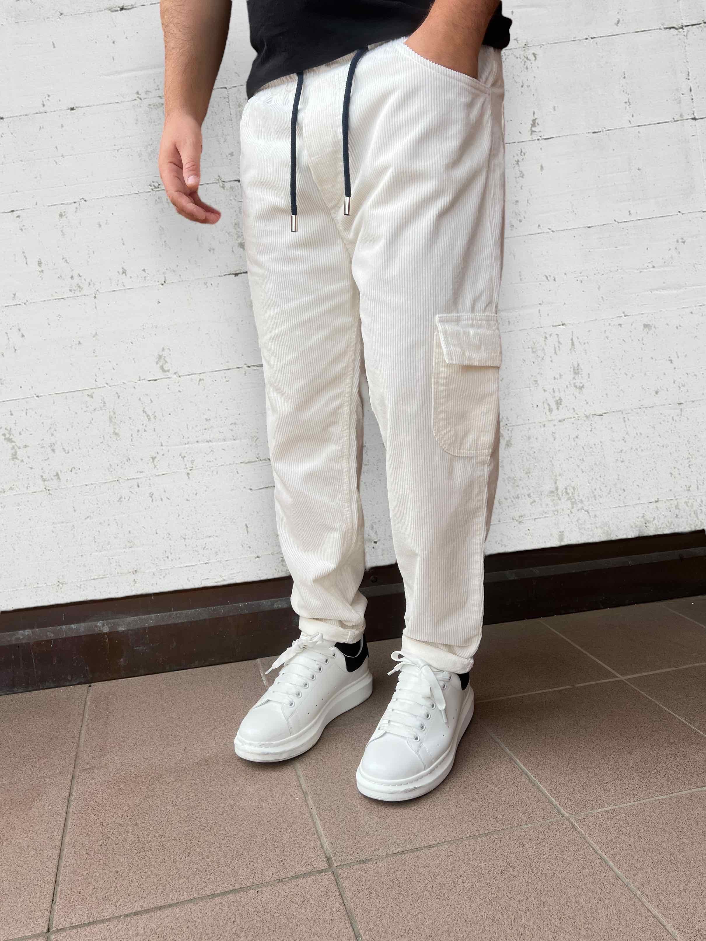 Pantalaccio cargo velluto tapered fit OVERD
