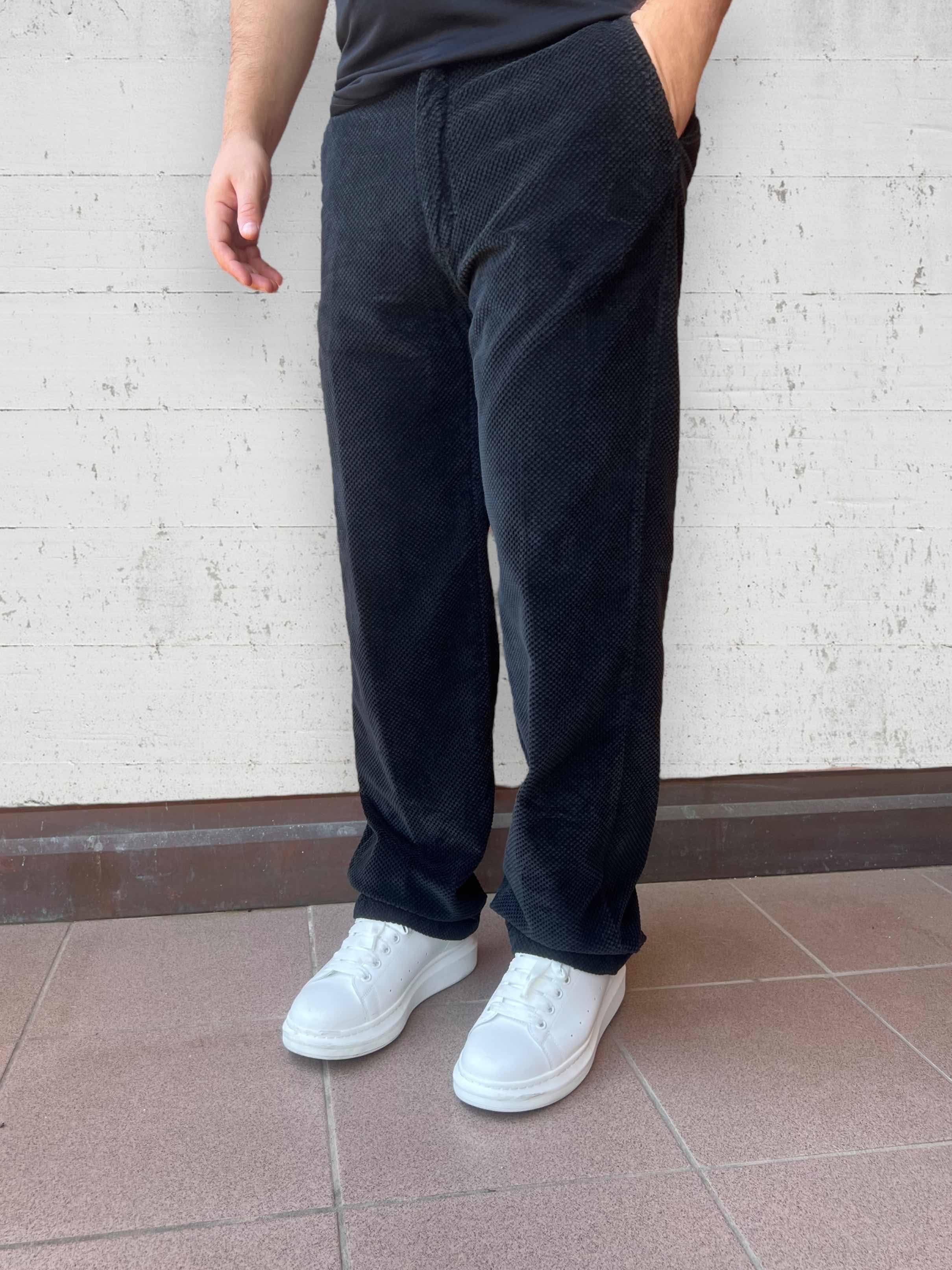 Pantalone velluto lavorato BERNA