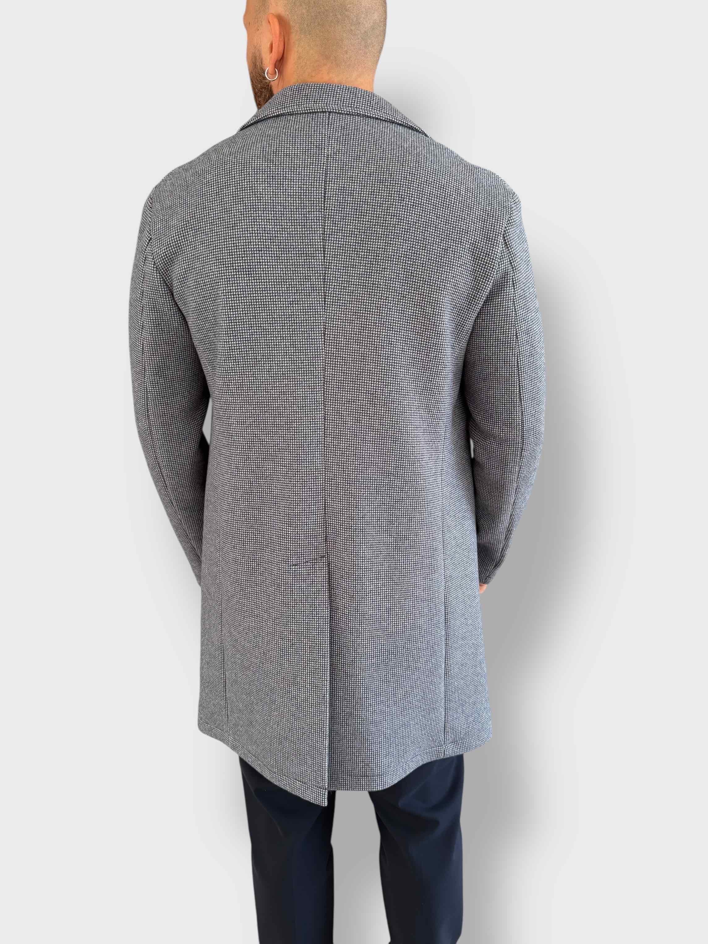 Cappotto monopetto pied de poule 048 BERNA