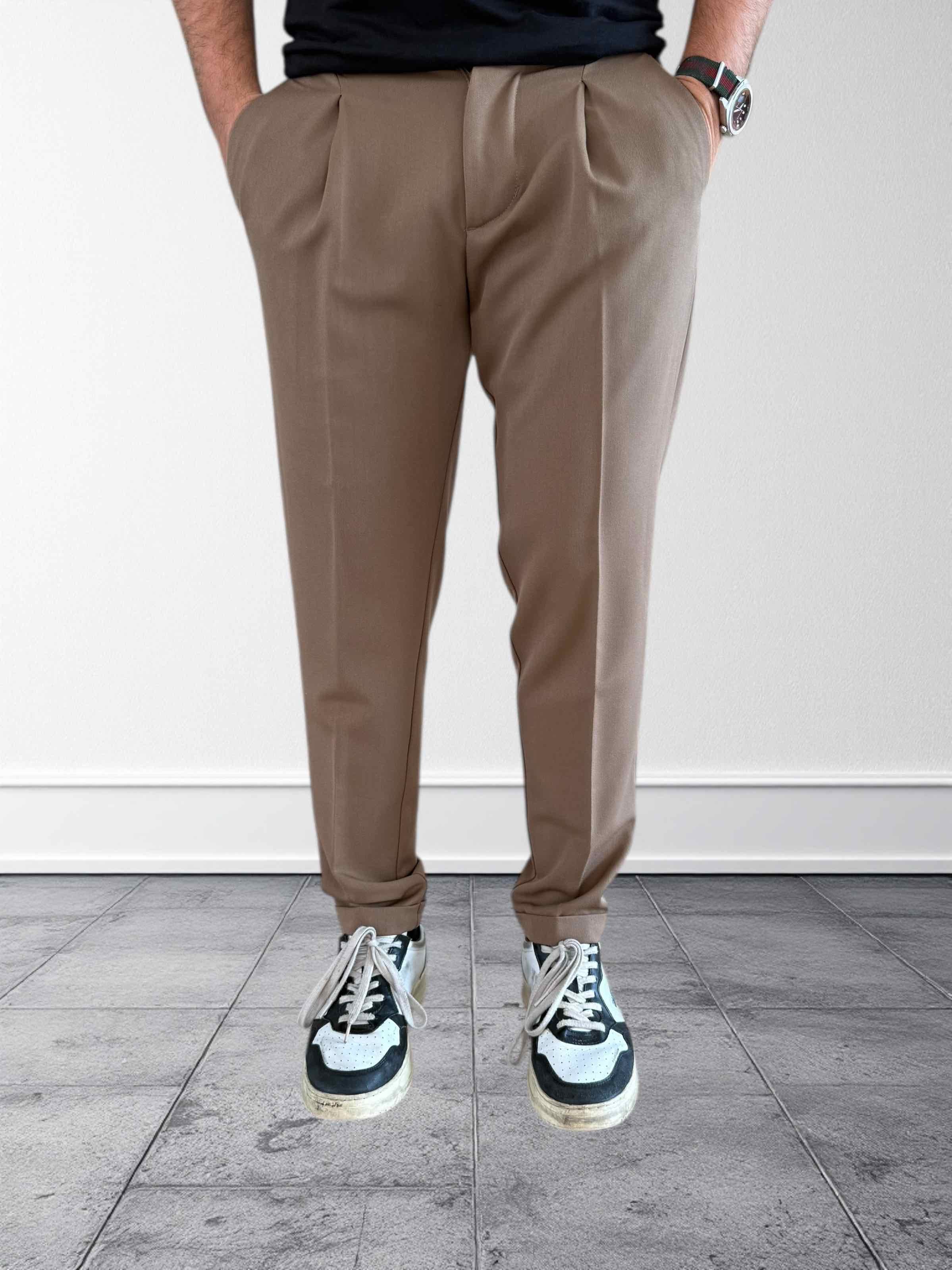 Pantalone tapered doppio filetto P15 OVERD