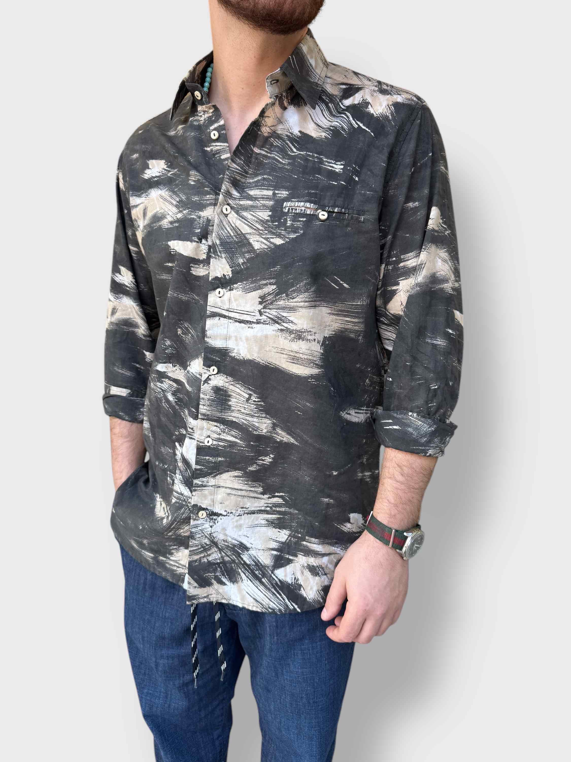 Camicia cotone zucca ALTATENSIONE