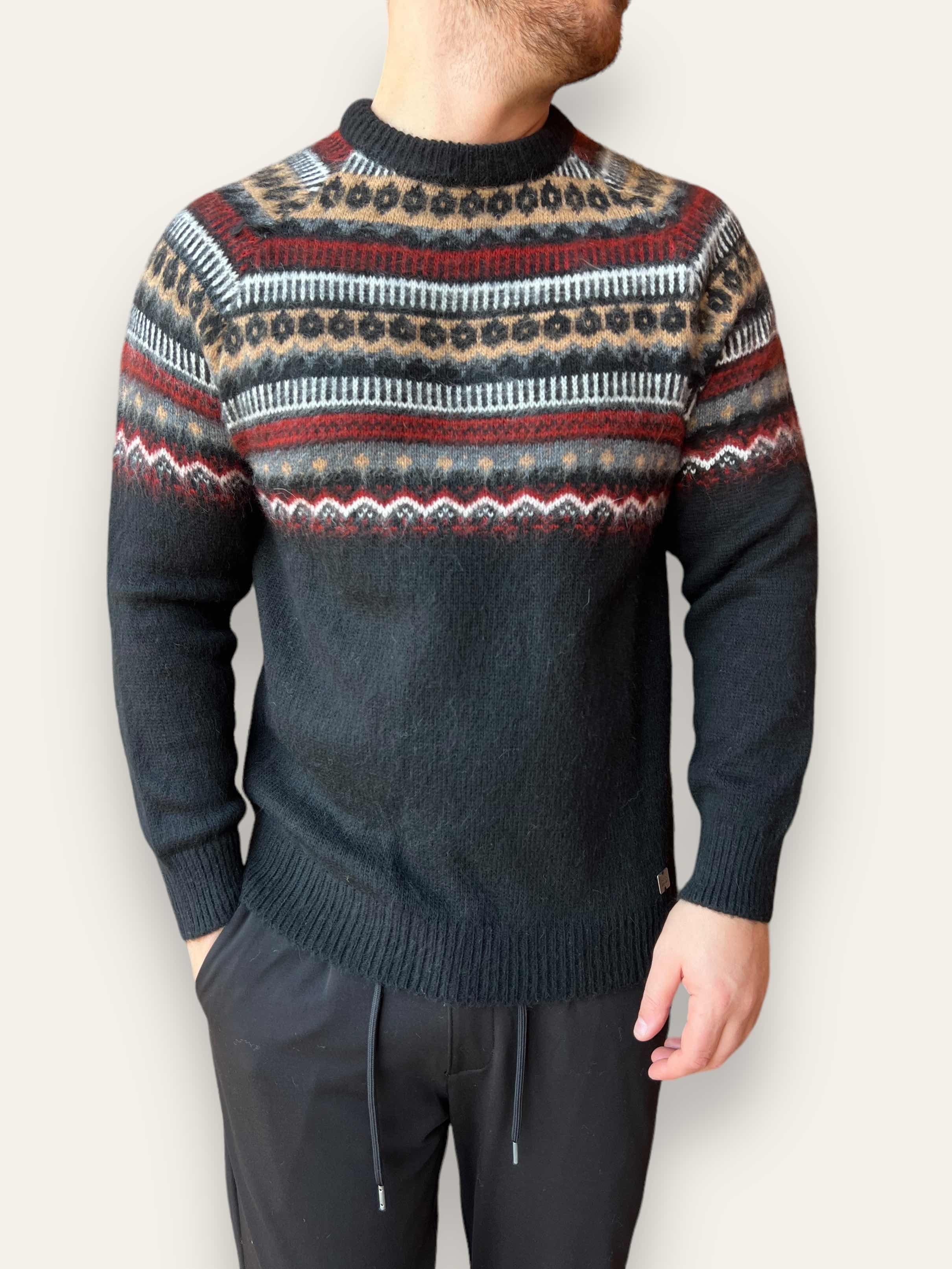 Maglione Jacquard BL11