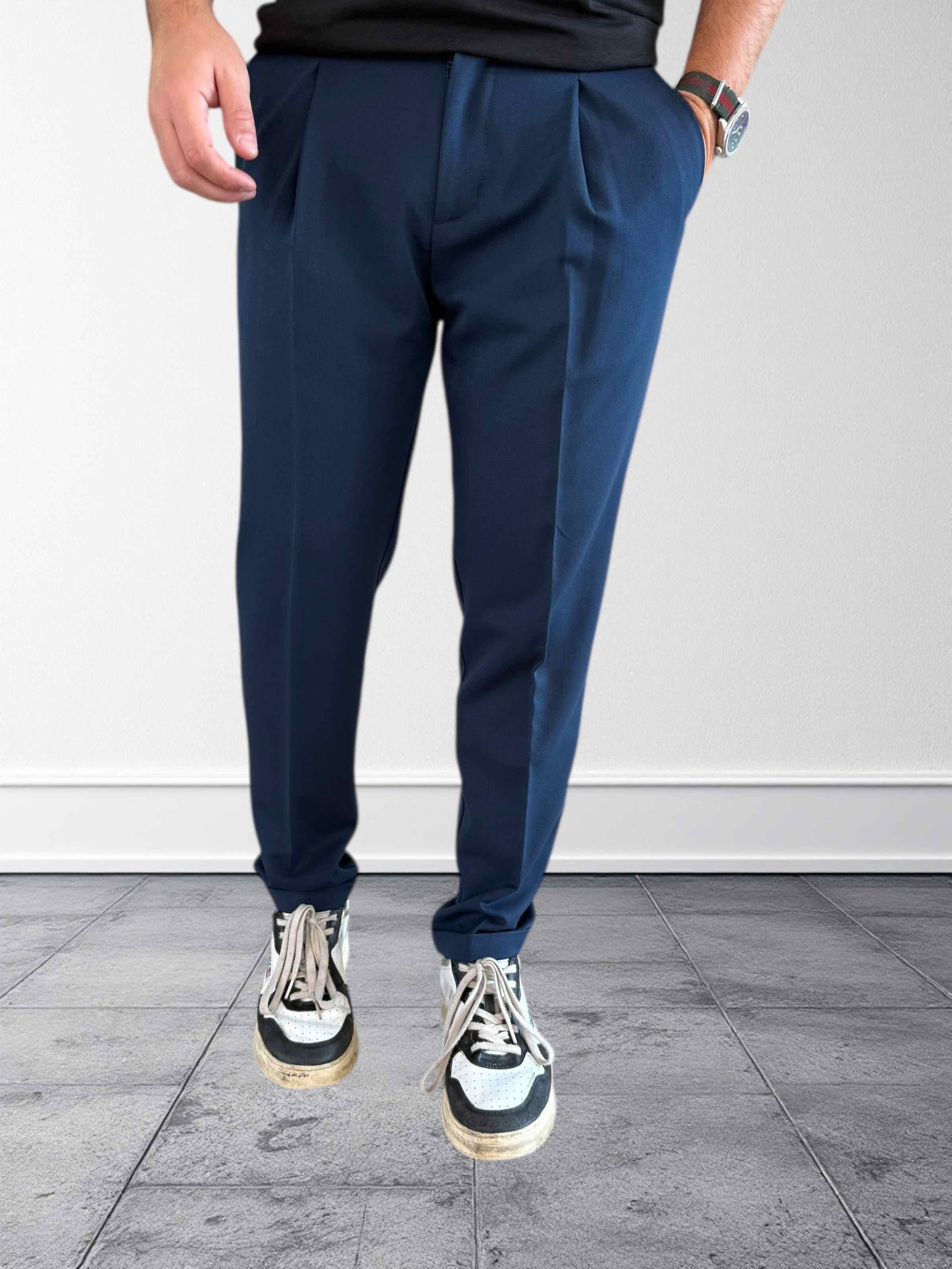 Pantalone tapered doppio filetto P15 OVERD