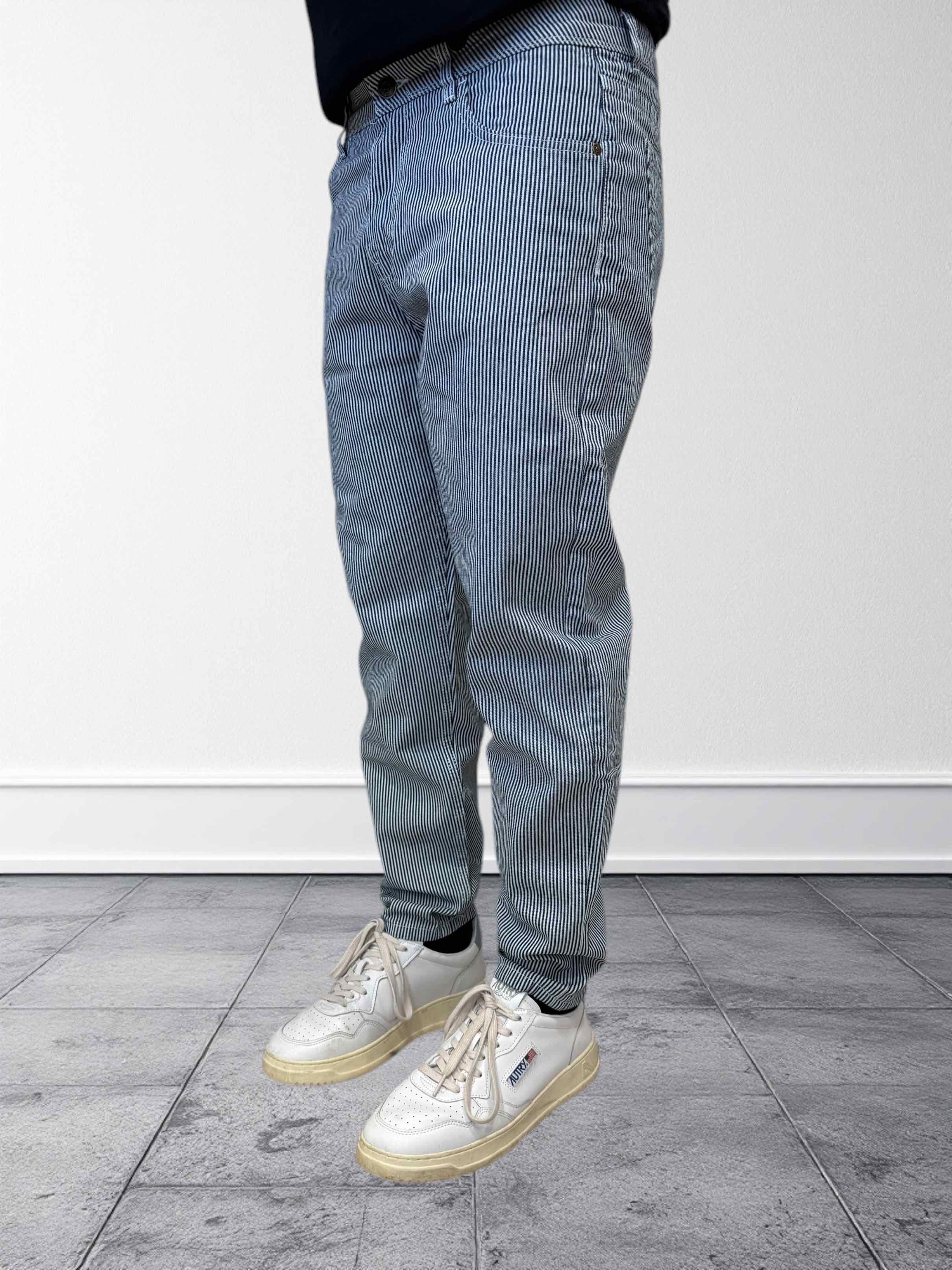 Pantalone Yellowstone cropped righe PONT