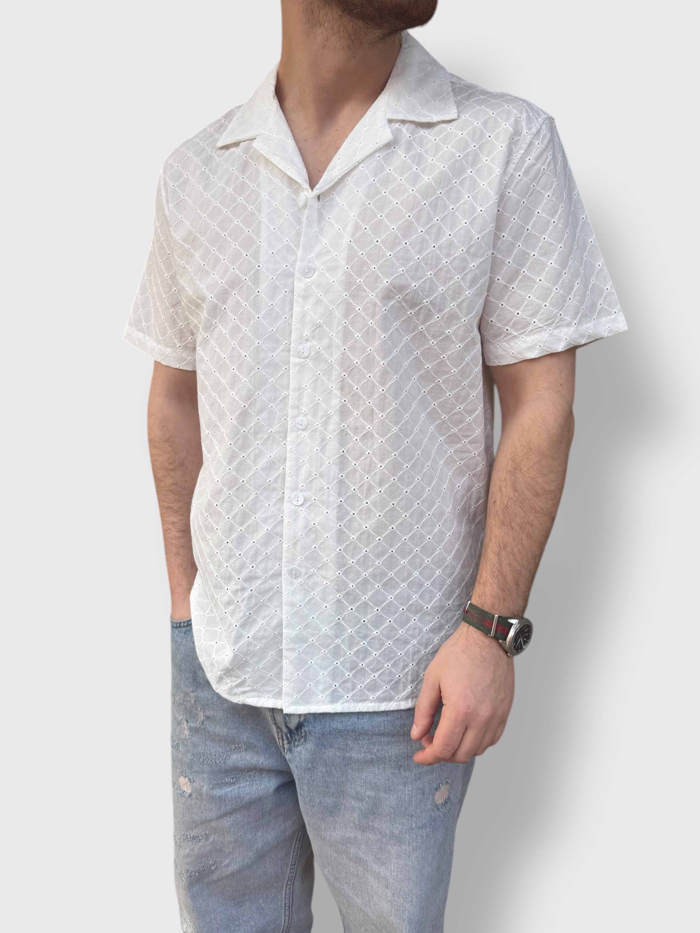 Camicia cotone sangallo GIANNI LUPO