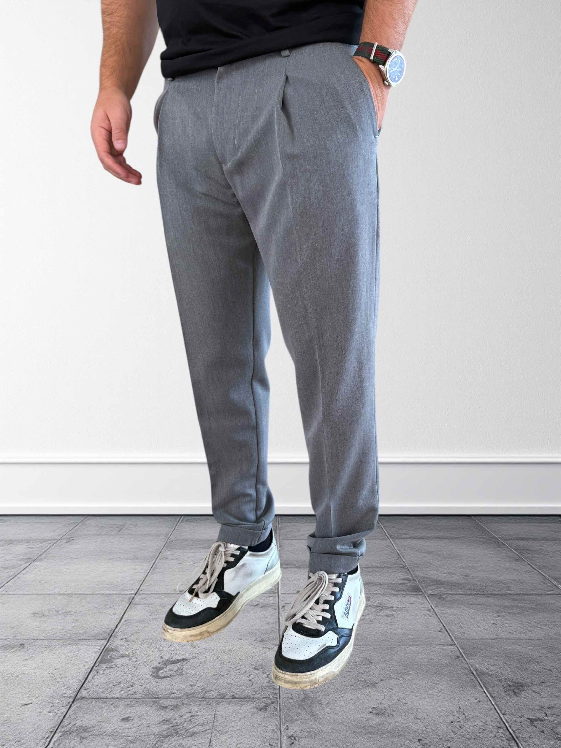 Pantalone tapered doppio filetto P15 OVERD