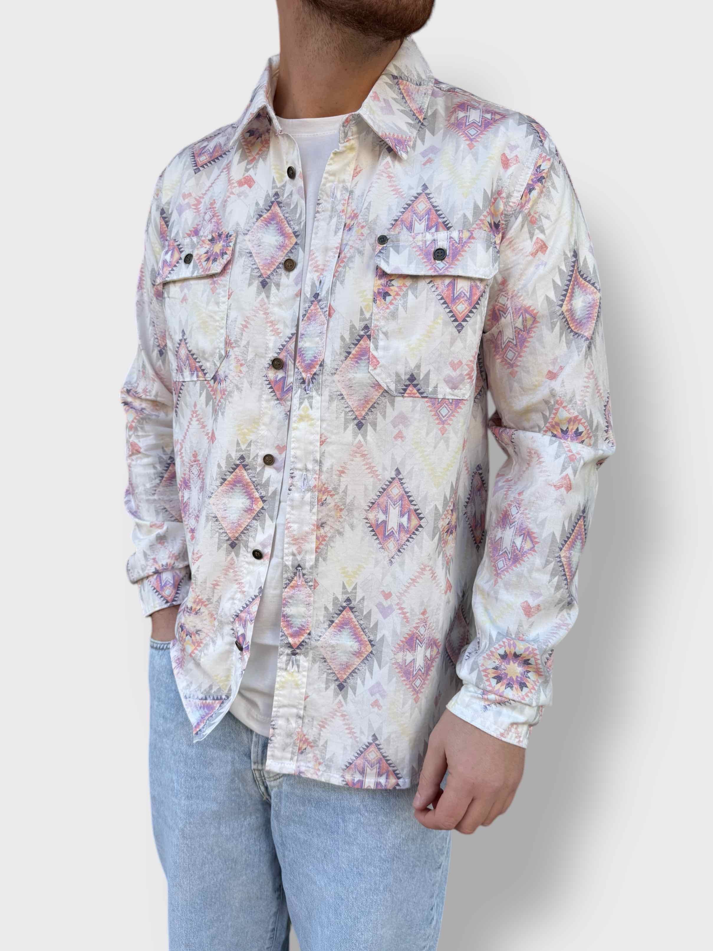 Camicia etnica cotone komi PONT