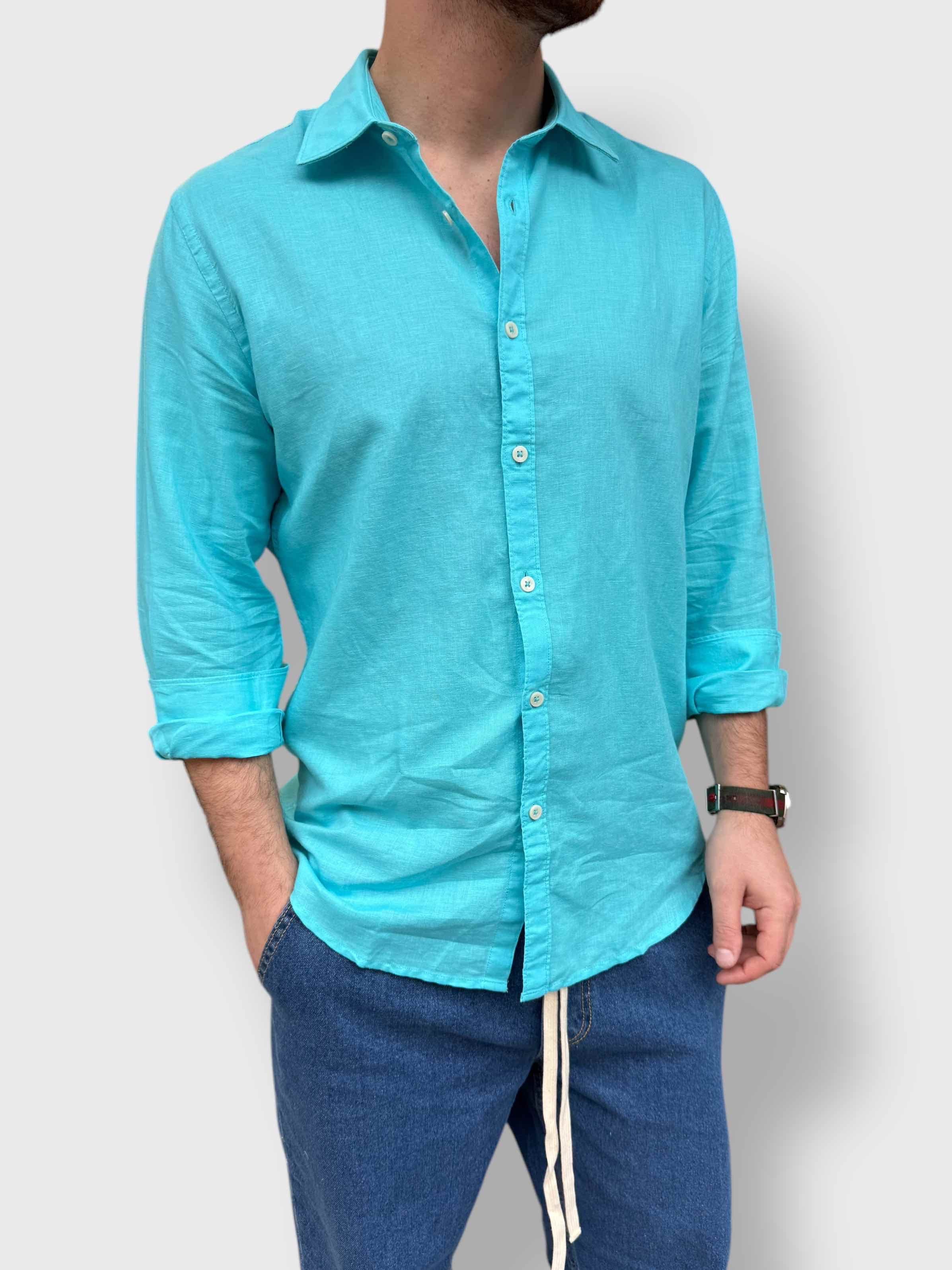 Camicia misto lino BL11