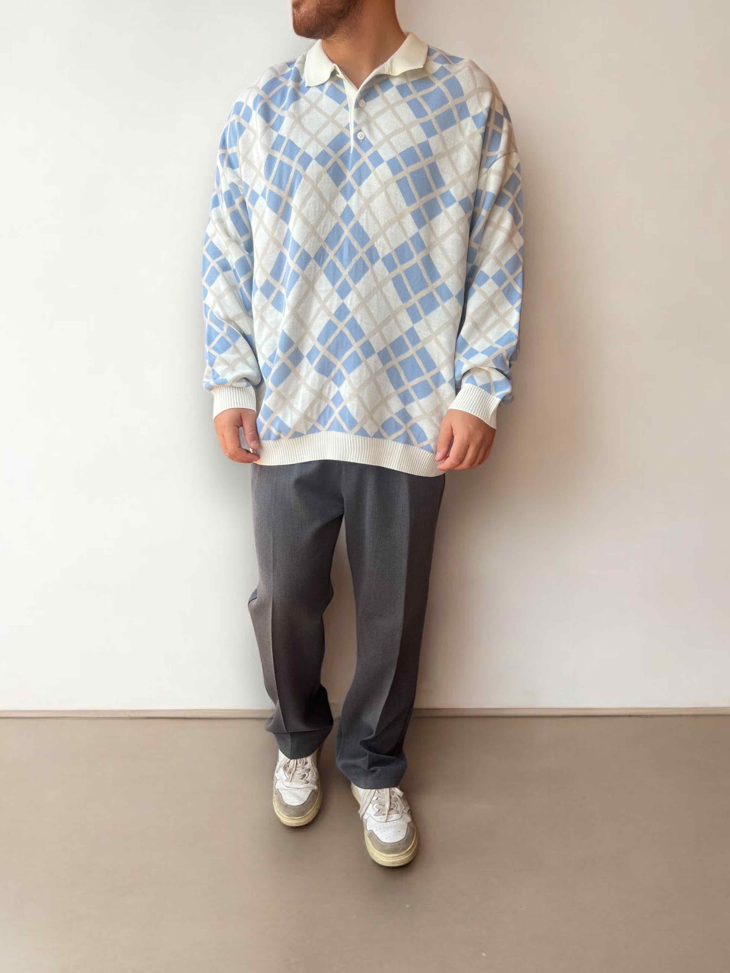 Polo in maglia over NEW JOB BRAND