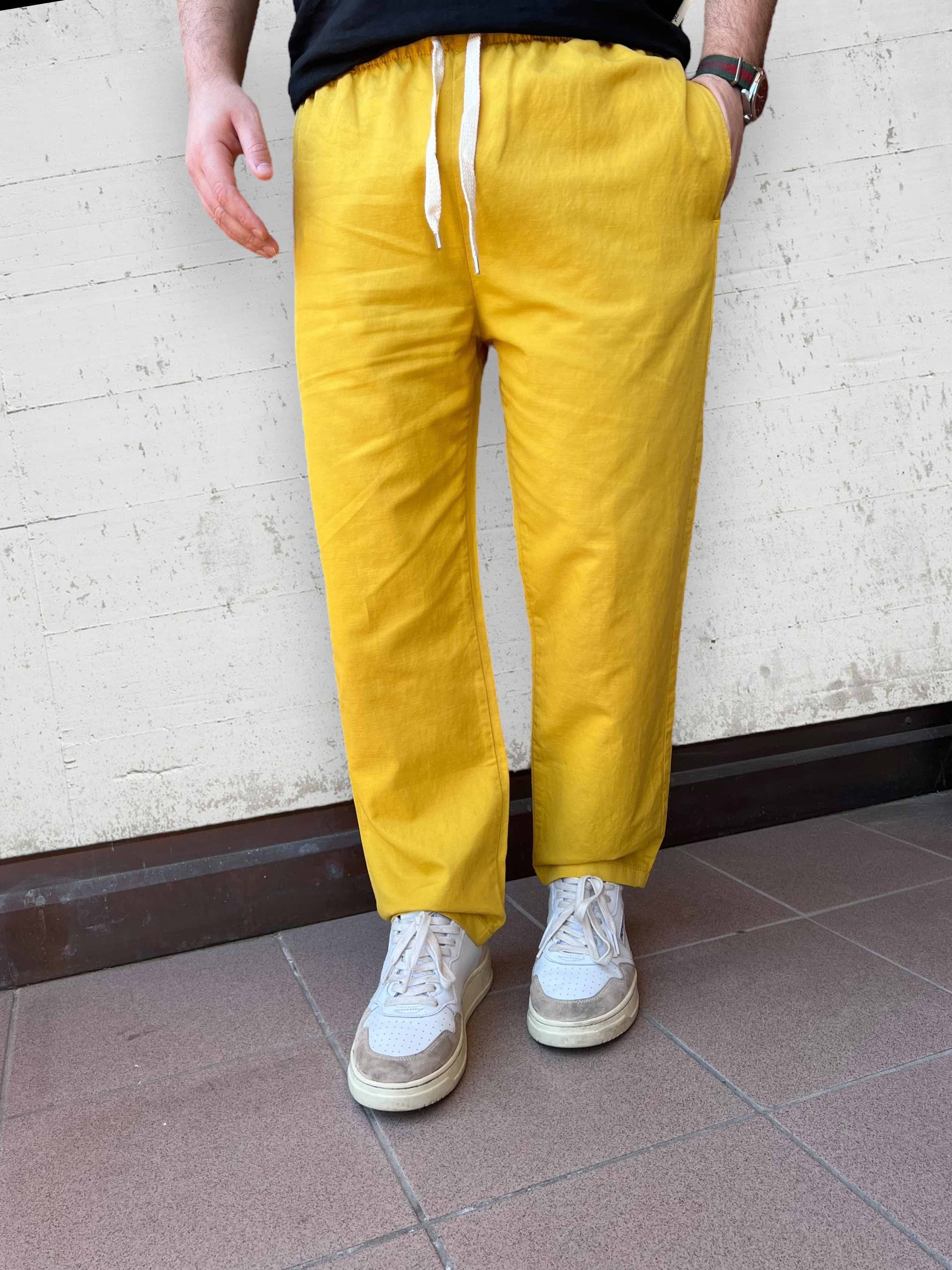 Pantalaccio cotone/lino GIANNI LUPO