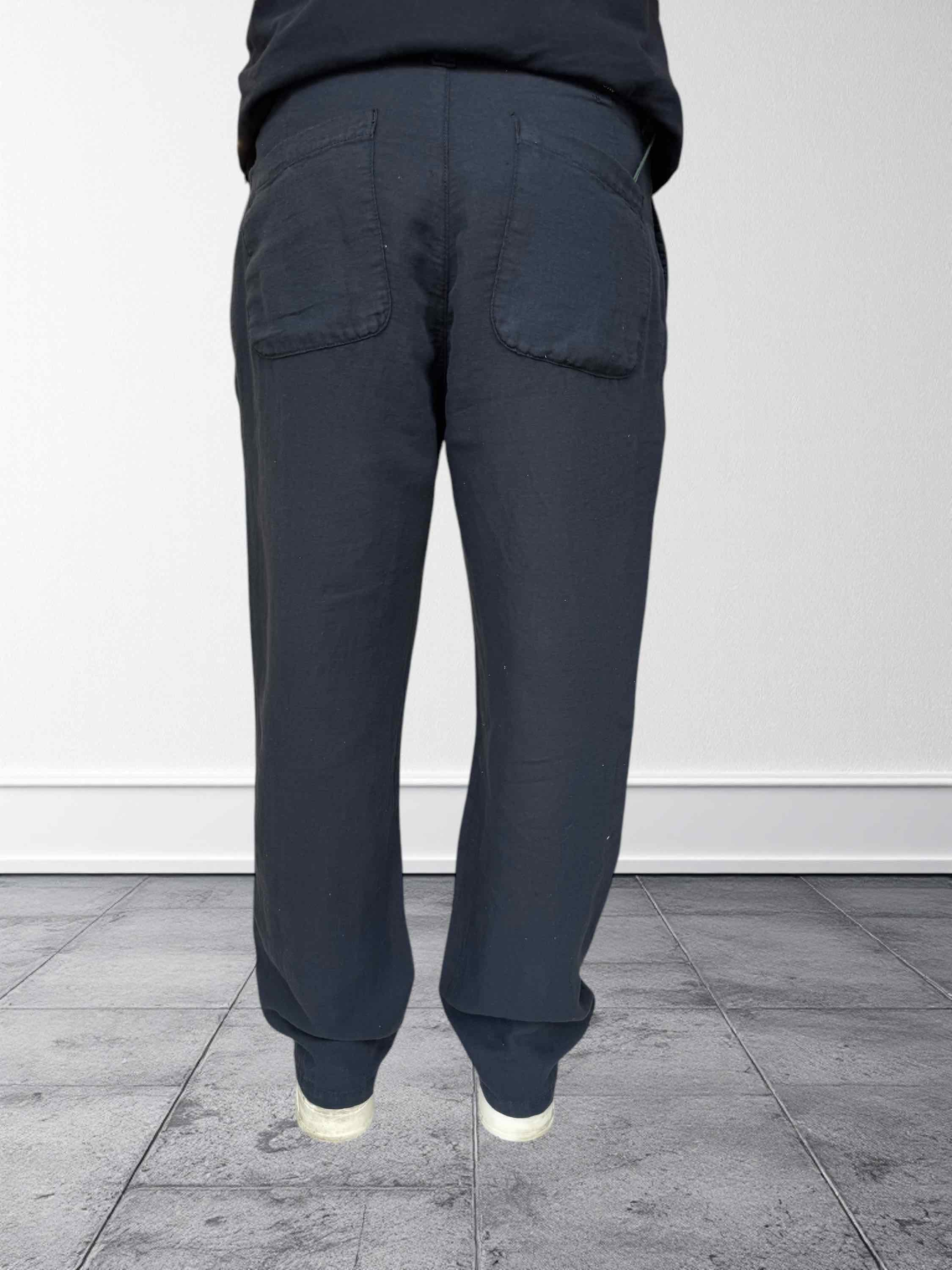 Pantalone maputo lino/cotone chino wide fit PONT