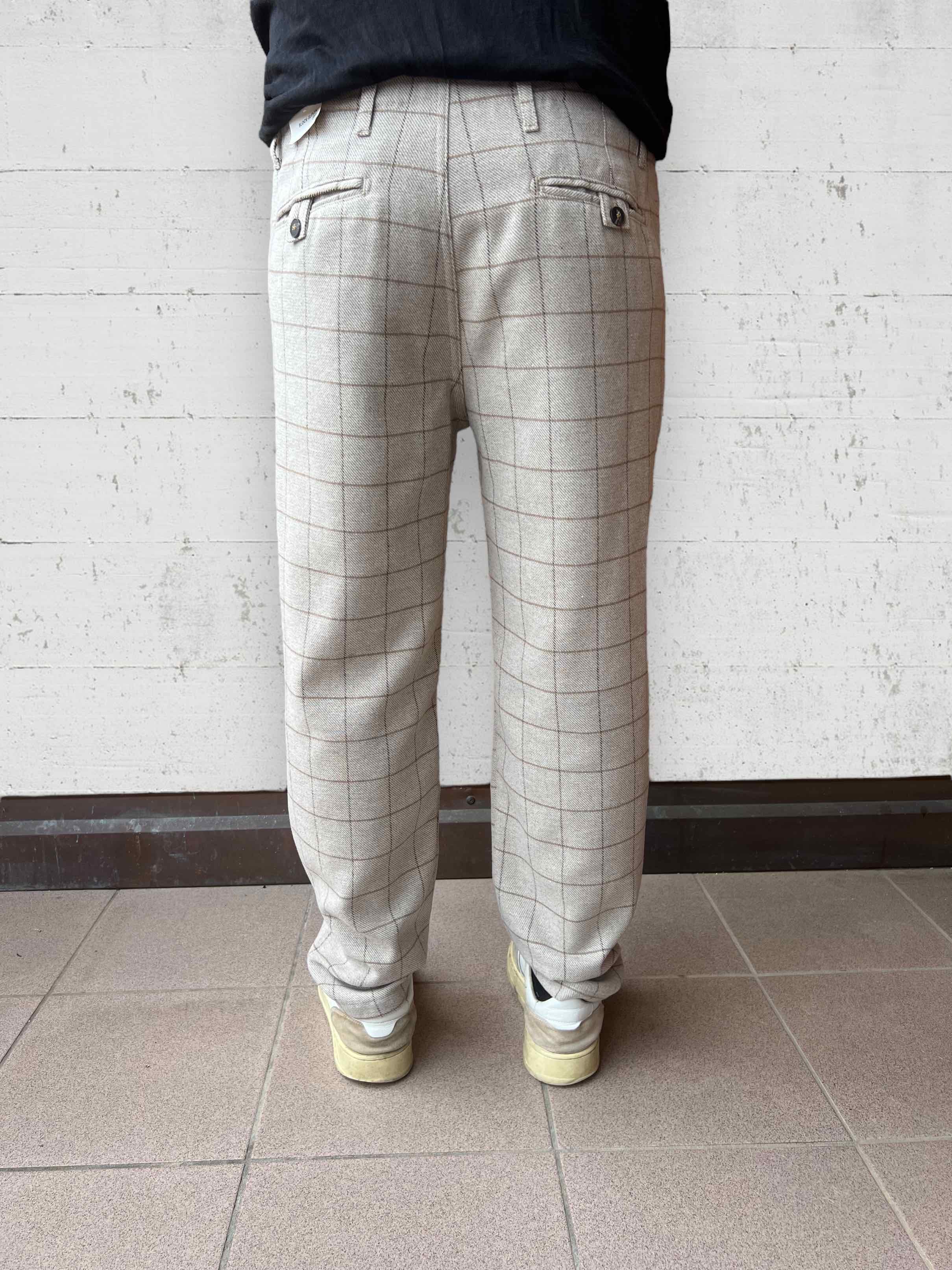 Pantalone check lana BL11