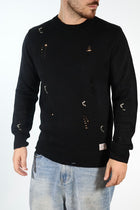 Maglione 5615 lana strappi GIANNI LUPO