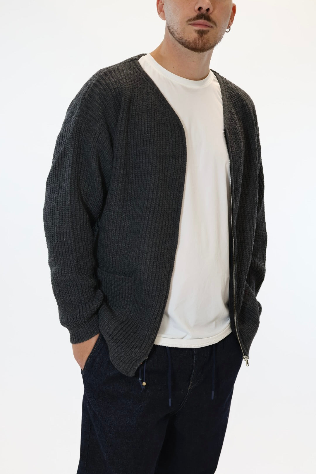 Cardigan M60 full zip relaxed fit OVERD