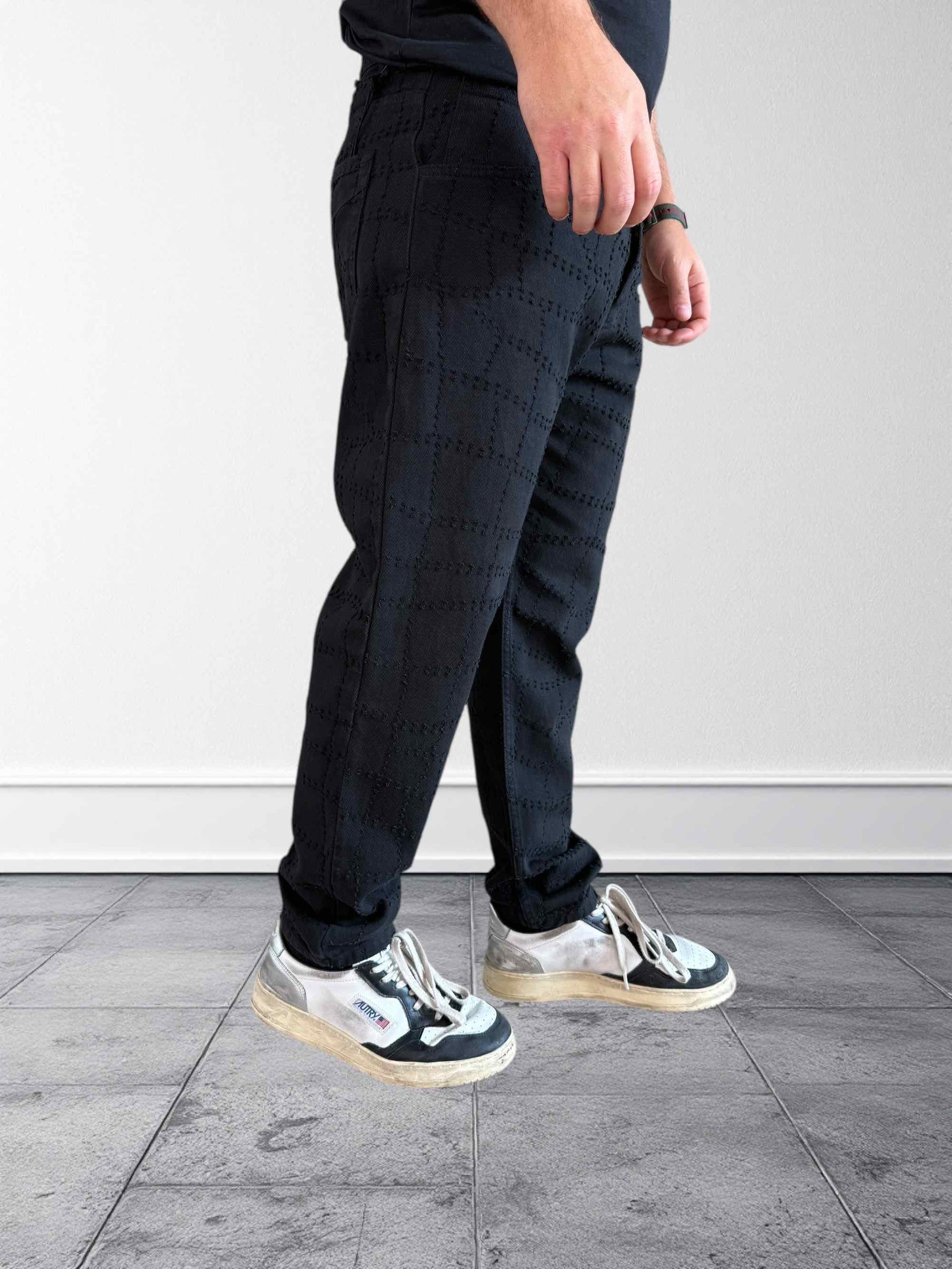 Pantalone 5 tasche lavorato P61 OVERD