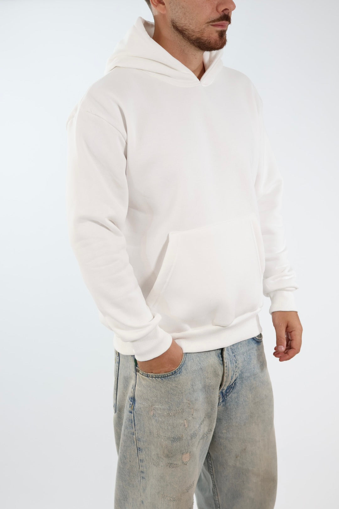Felpa 099 basic cappuccio J.W