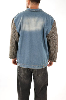 Giubbotto denim combinato J84 OVERD