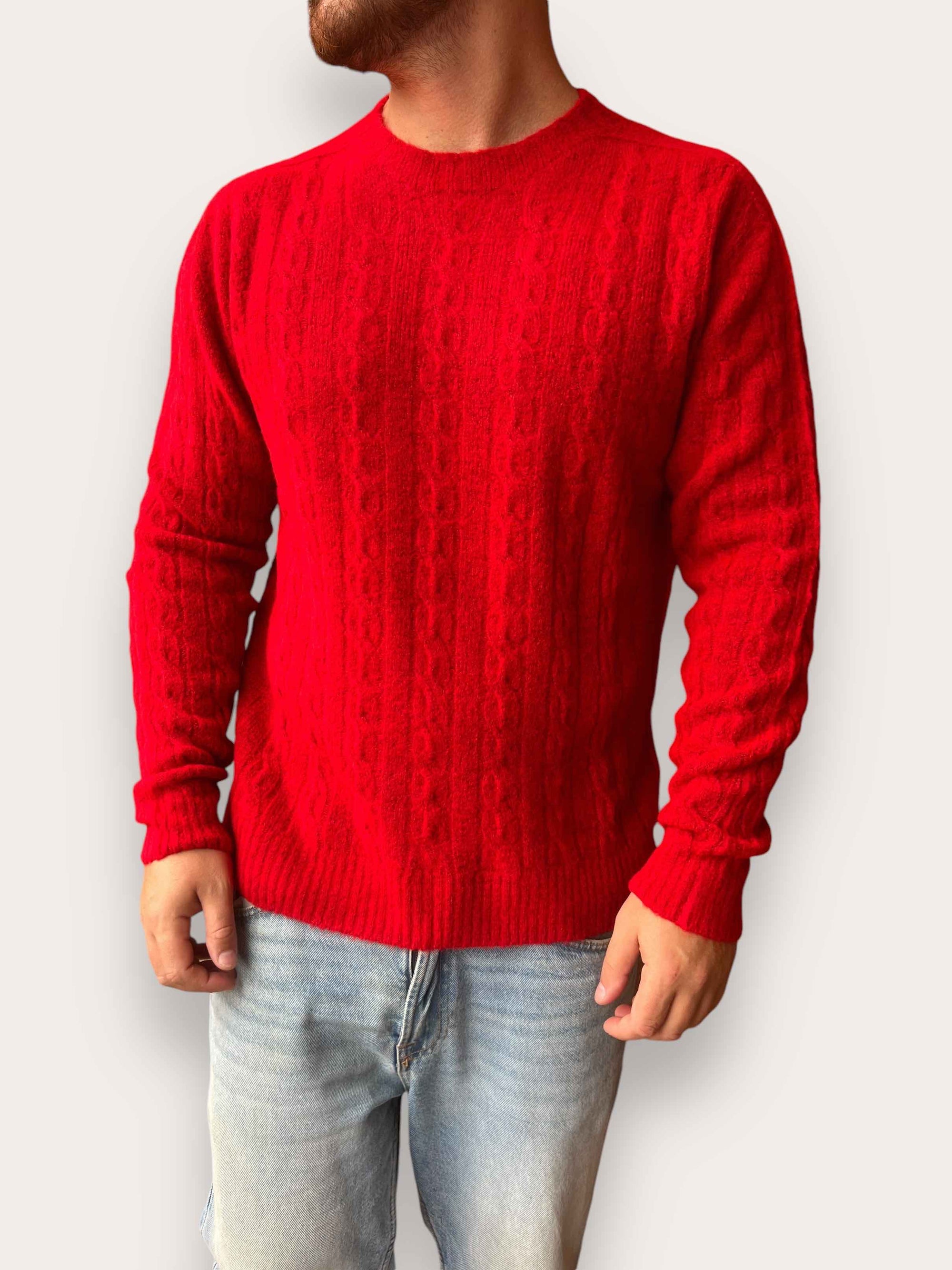 Maglione lavorato ALTATENSIONE