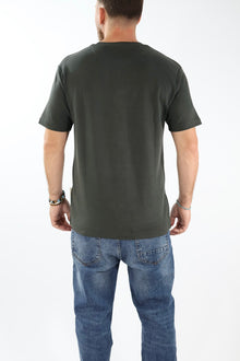 T-shirt basica viscosa verde   505L GIANNI LUPO