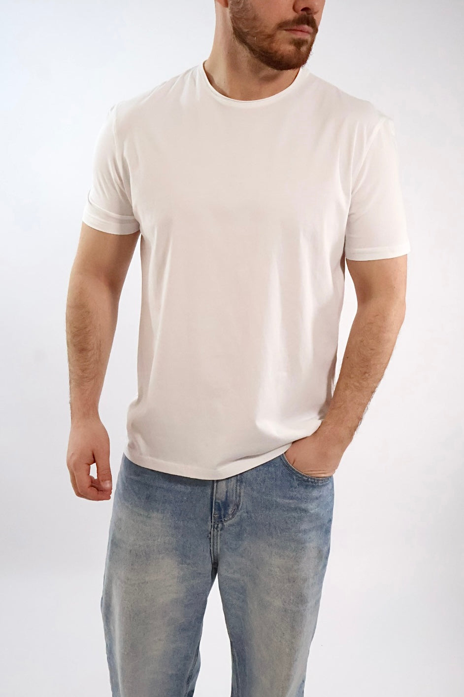 T-shirt cotone basic 893F GIANNI LUPO