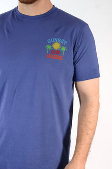 T-shirt stampa sunset A1929 SUPERCULTURE