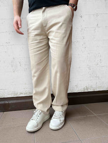 Pantalone cotone/lino BERNA