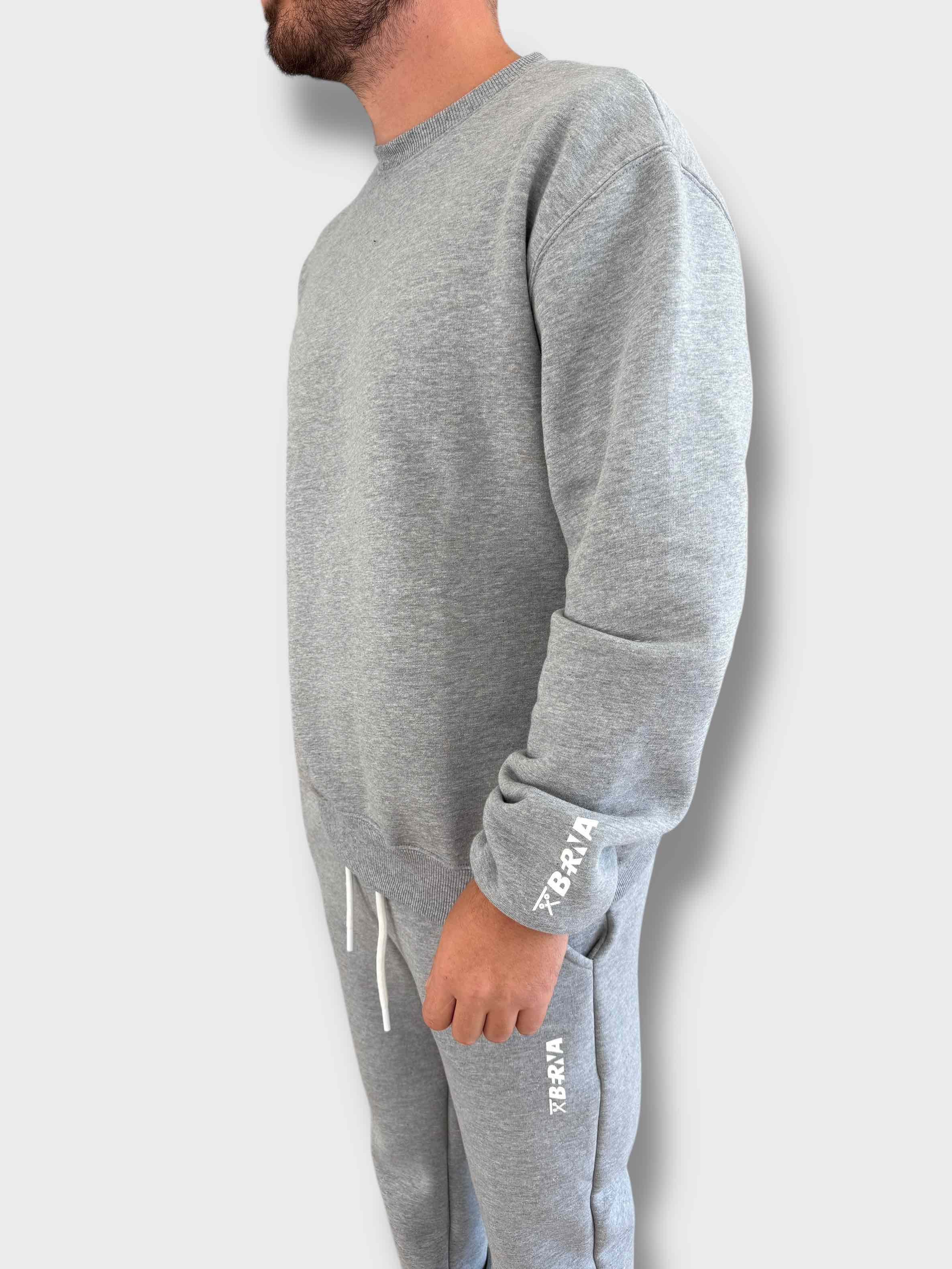 Felpa girocollo logo 020 BERNA