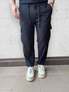 Pantalone avocado Lino /viscosa ALTATENSIONE