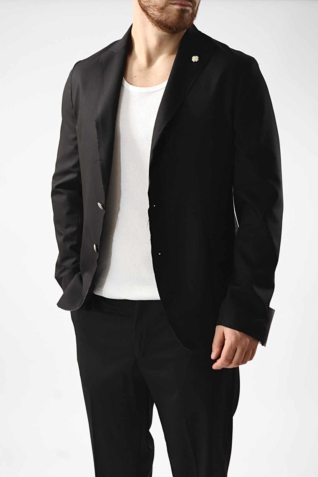 Giacca taglio vivo rever a lancia G61 OVER-D