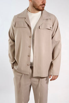 Giacca gessato leggero pins JL61