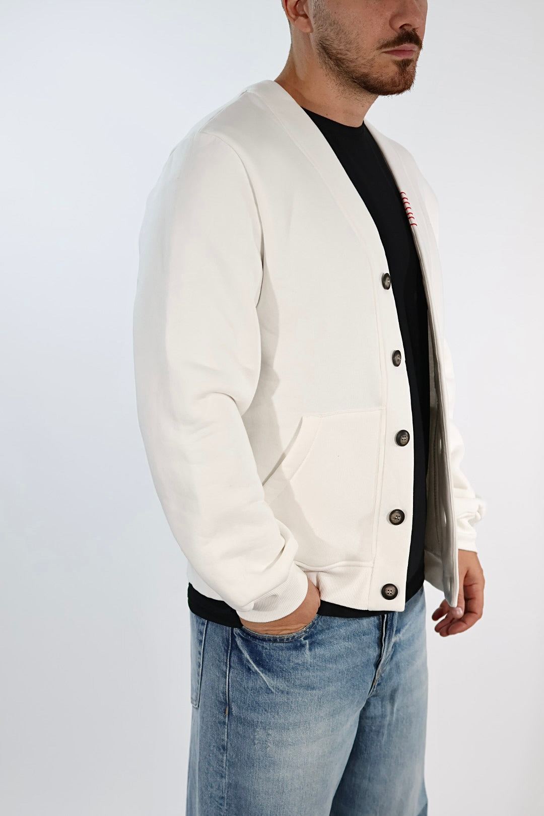 Cardigan felpa 147 patch BL11