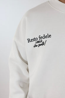 Felpa cropped italian culture 140 BERNA