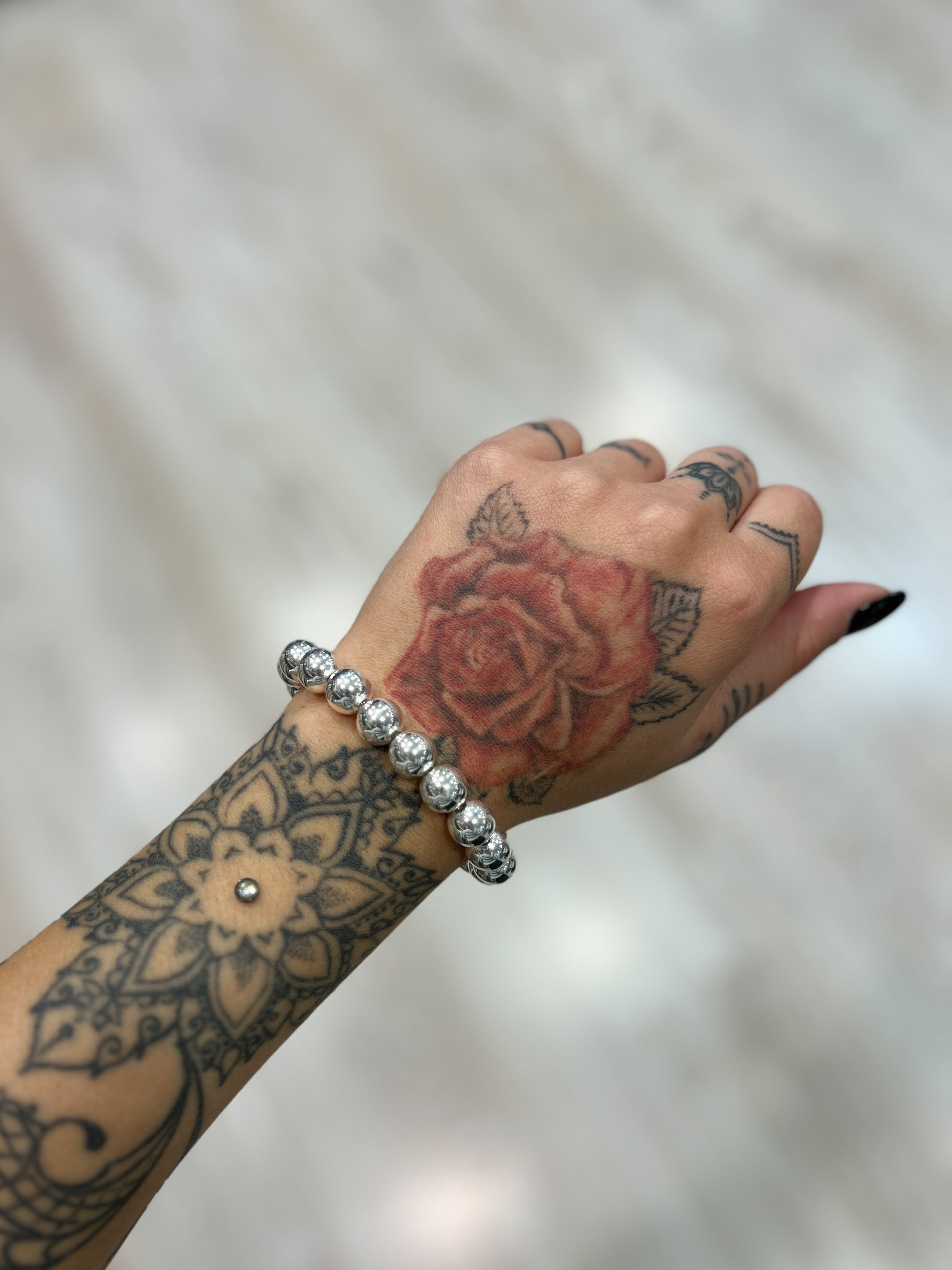 Bracciale palline grandi ARGENTO 925