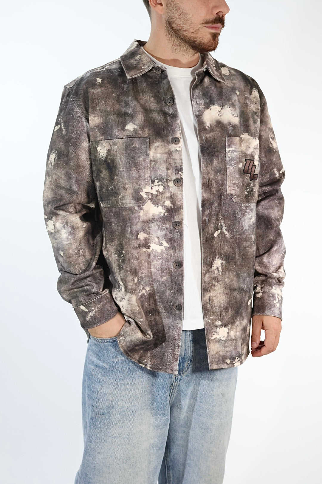 Overshirt 7847S fantasia double label GIANNI LUPO