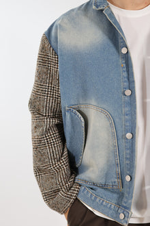 Giubbotto denim combinato J84