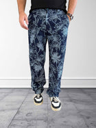 Pantalone ricamo floreale 126 BERNA