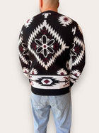 Maglione jaquard peruviano BL11