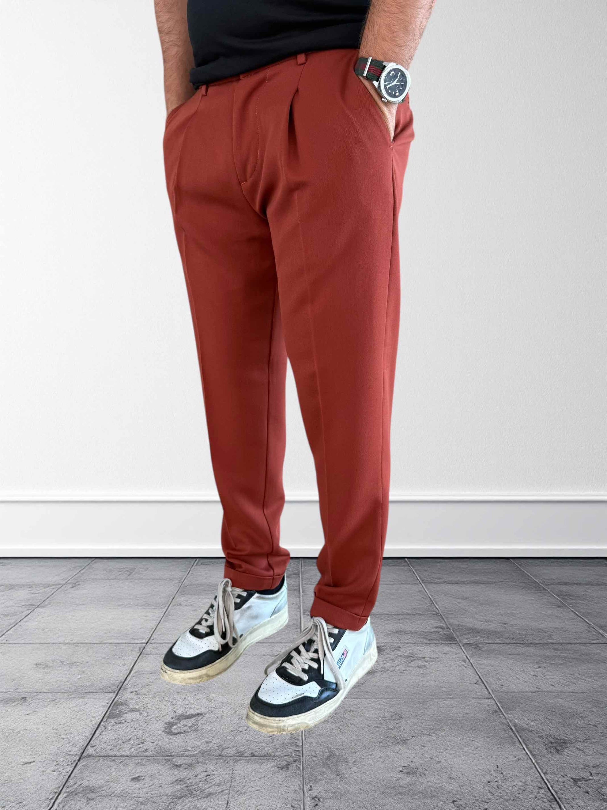 Pantalone tapered doppio filetto P15 OVERD